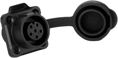 LP12 Miniature Aviation and Socket 5 HOLES 8 CORE IP68 Industrial 5A Connector (شفة رسمية) in Saudi Arabia
