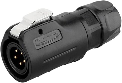 LP12 Miniature Aviation and Socket 5 Core 5 Hole IP68 Industrial 5A Connector (شفة مقعد أنثى) in Saudi Arabia