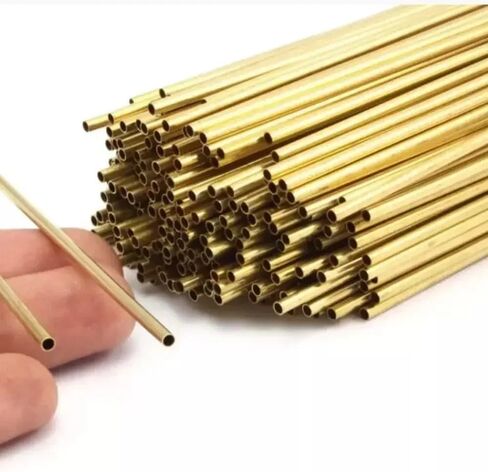 Brass Tube 0.5mm Wall Thickness 2mm 26mm OD 300mm 500mm Length Straight Tubing Modeling(OD 9.5 x ID 8.5mm) in Saudi Arabia