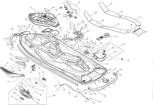 Sea-Doo New OEM Mounting Case Assorber ، 269002162 in Saudi Arabia