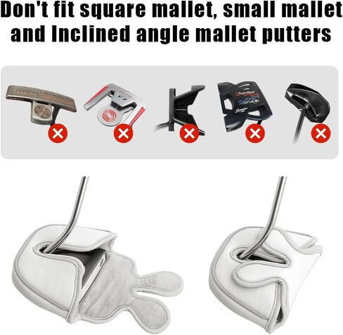 BIBTEETH GOLF MALLET COVER COVER GOLF CLUB PROTECTOR in Kuwait