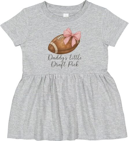 مسودة Daddy Inktastic Daddy Little Pick Football Pink Bow Infant in Kuwait