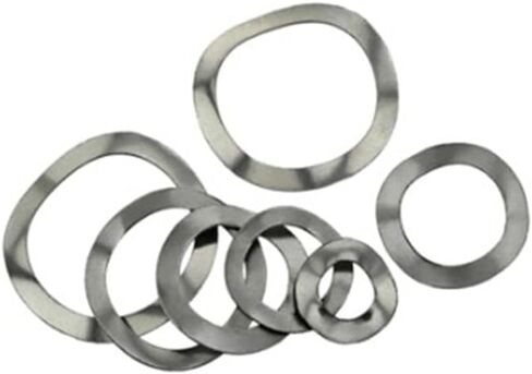 غسالات زنبرك النعمة الموجية ، غسالات الموجة 10/50pcs 304 من الفولاذ المقاوم للصدأ غسالات ثلاثية غسالة الربيع M3 M4 M5 M6 M1 M10 M12 M14 M16 M19 M23 M25 M27 M31 M39 M41،50pcs (M25 x31 × 0.3) in Saudi Arabia