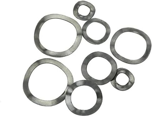 Wave Crinkle Spring Washers, Wave washers Three Wave Spring Washer 304 Stainless Steel M3 M4 M5 M6 M8 M10 M12 M16 Gasket Ring Curved Washers50pcs(M5) in Saudi Arabia
