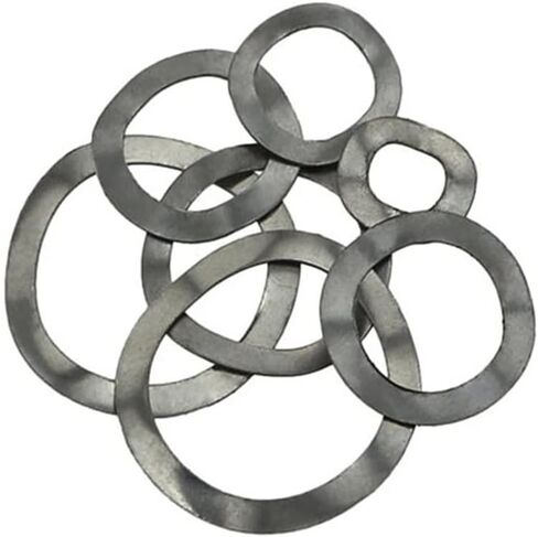 Wave Crinkle Spring Washers, Wave washers Three Wave Spring Washer 304 Stainless Steel M3 M4 M5 M6 M8 M10 M12 M16 Gasket Ring Curved Washers50pcs(M5) in Saudi Arabia