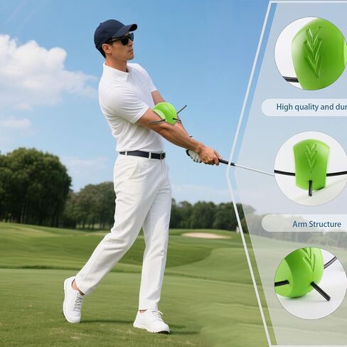The Connector Golf Training Aid,Simple and Effective Training Tool,Golf Swing Trainer for Posture Correction Practice,Golf Training Aids Helps Train Proper Swing Mechanics,Arm Structure in Kuwait