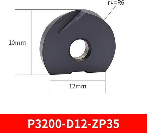 P3200 P3202 D10(R5) ZP160 ZP35 Steel Processing Fast Feeding Cutting Milling Cutter Machining Carbide Inserts 5Pcs(P3200-D10-ZP35) in Saudi Arabia