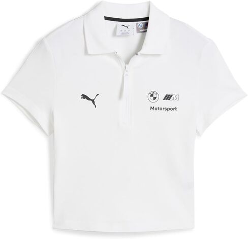 PUMA Women's Standard BMW M Motorsport Classic Baby Polo, White SS25, X-Large in Kuwait