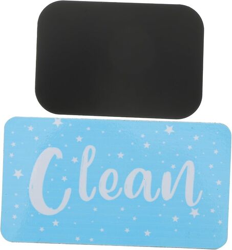 Amosfun Double-Sided Clean Dirty for Dishwasher and Washer Reversible Refrigerator Sign Home Use in Saudi Arabia