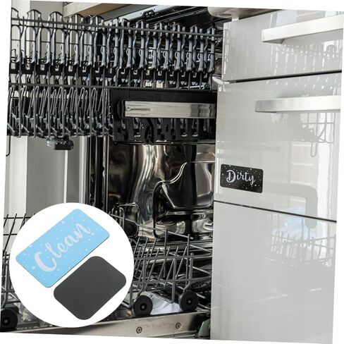 Amosfun Double-Sided Clean Dirty for Dishwasher and Washer Reversible Refrigerator Sign Home Use in Saudi Arabia