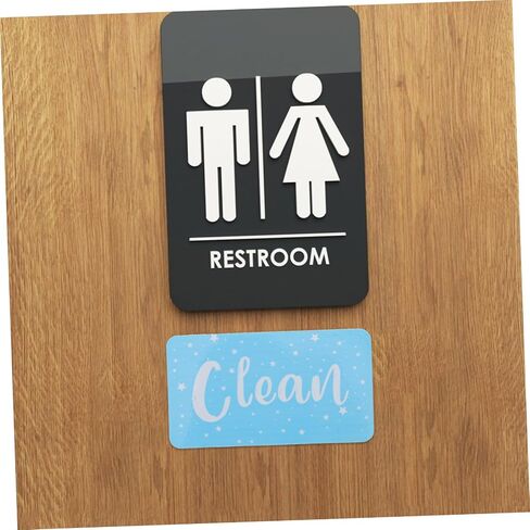 Amosfun Double-Sided Clean Dirty for Dishwasher and Washer Reversible Refrigerator Sign Home Use in Saudi Arabia