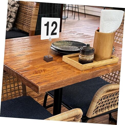 PRETYZOOM 50pcs Reusable Plastic Number Cards Table Signs for Weddings Events Restaurants Easy to Clean Versatile Display for Quick Identification in Kuwait