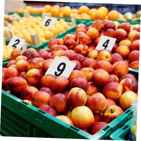 PRETYZOOM 50pcs Reusable Plastic Number Cards Table Signs for Weddings Events Restaurants Easy to Clean Versatile Display for Quick Identification in Kuwait