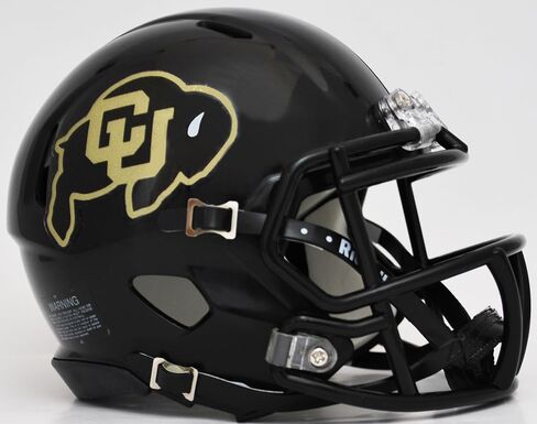 Riddell NCAA Colorado Buffaloes Helmet Mini Speed ​​، مقاس واحد ، لون الفريق in Saudi Arabia