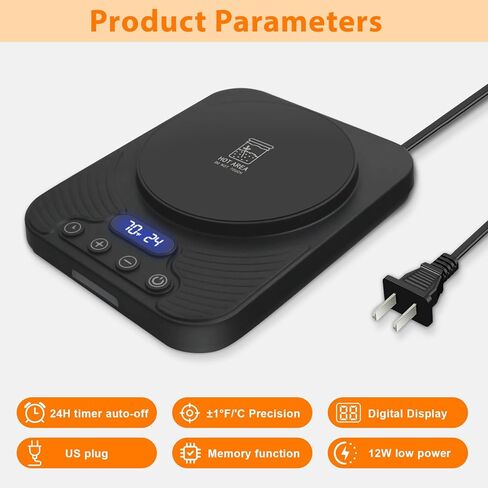 Sourdough Starter Warmer – Precise Thermostat (70-110°F), Intelligent Memory & 24H Timer Function for Home Baking & Fermented Dough (White) in Kuwait