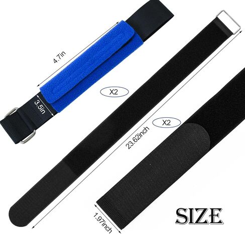 Adjustable Pedal Straps for Ellipse Leg Exerciser Machine, Feet Pedal Strap Under The Desk Leg Training Exerciser Fitness Strap Home Office Sports Accessories for Fit Foot Prevent Slipping in Kuwait