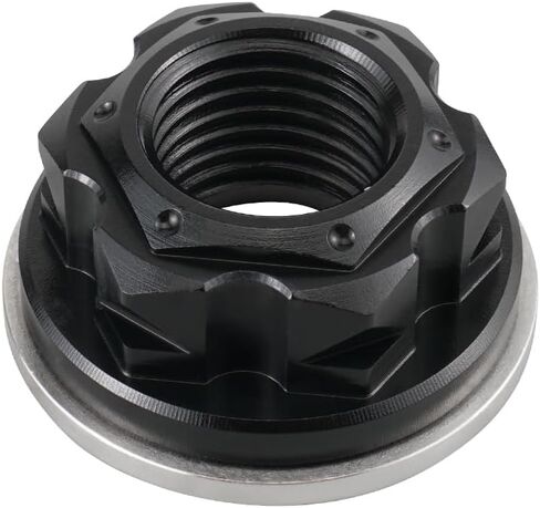 Motorcycle Axle Nut Front Rear Set Aluminum Compatible with YAMAHA YZ85 2002 2003 2004 2005 2006 2007 2008,CNC Machined in Kuwait