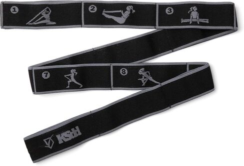Yoga Strap with Loops for Stretching – Multi-Loop Flexibility Trainer & Physical Therapy Strap Stretch Band, Leg Stretcher & Pilates Stretching Equipment in Saudi Arabia
