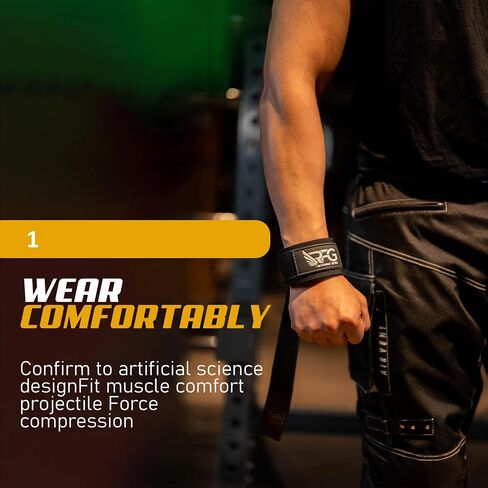 RFG Neoprene رفع الأشرطة للتدريب على الصالة الرياضية - 24 "طول ، 2" عرض - لفات المعصم لرفع الأثق in Kuwait