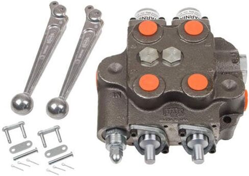RAParts SBA-22 Hydraulic Valve w/Float Double Cross Spool Open Center Fits Case IH in Saudi Arabia