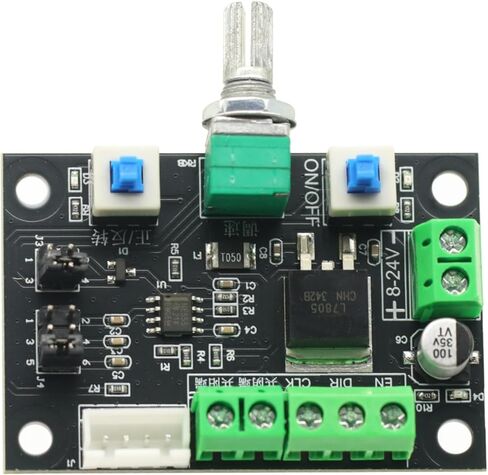 2PCS DC 8V-24V Stepper Motor Controller,Stepper Motor Driver Drive Controller PWM Pulse Signal Generator Speed Control Board Module in Kuwait