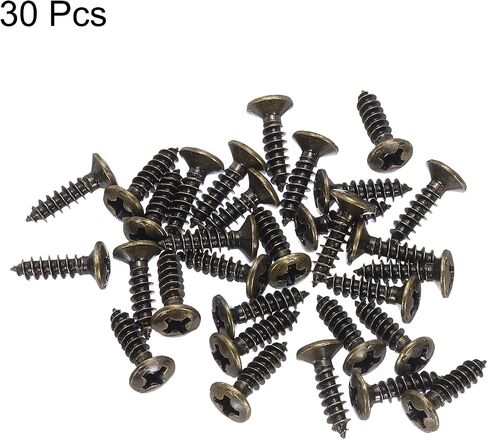Meccanixity 30pcs 3mm 3mm Guitar Guitar براغي Pickguard Scratch Plate Scratf in Saudi Arabia