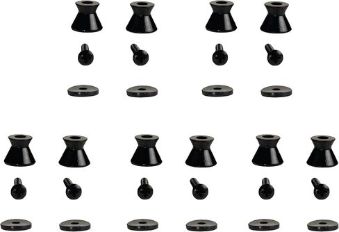 Seismic Audio 10 Pack of Black Strap Buttons for Electric Guitars-Universal fit (SAGA61-10Pack) in Saudi Arabia