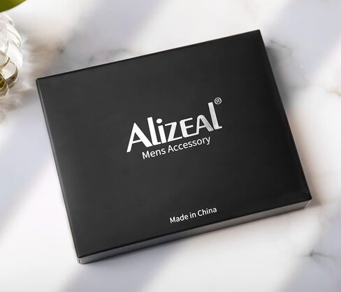alizeal mens intage circle pattern cravat مجموعة مع مجموعة العنق ذاتية الربط العارضة in Saudi Arabia