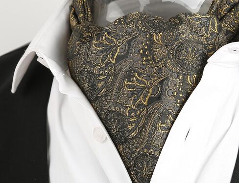 alizeal mens intage circle pattern cravat مجموعة مع مجموعة العنق ذاتية الربط العارضة in Saudi Arabia