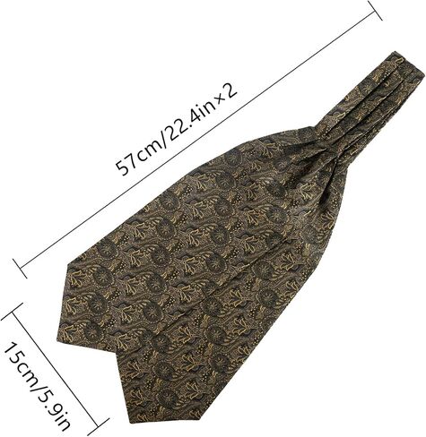 alizeal mens intage circle pattern cravat مجموعة مع مجموعة العنق ذاتية الربط العارضة in Saudi Arabia