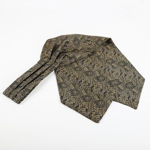 alizeal mens intage circle pattern cravat مجموعة مع مجموعة العنق ذاتية الربط العارضة in Saudi Arabia