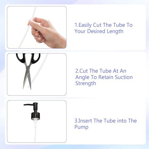 6 Pcs Soap Dispenser Pump, Soap Pump Replacement for Regular Mouth, Reusable, Suitable for Bathroom Kitchen Countertop Ceramic Plastic Glass Bottles, 28/400 Thread Size (Black) in Saudi Arabia