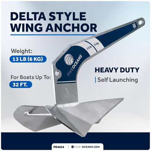 خمسة محيطات على طراز Delta Wing Wing Boat Series - سلسلة متميزة ، مثالية لقوارب الصيد وصيد الأسماك ، خيار متعدد الحجم ومواد in Kuwait