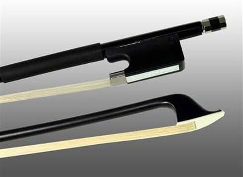CELLO BOW FIBERGLASS HALF-LINED FROG LEATHERETTE GRIP - 1/2 in Saudi Arabia