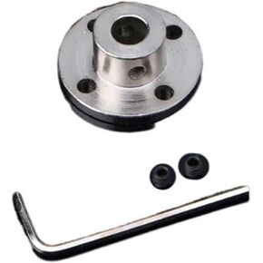 1pc Rigid Flange Coupling Motor Guide Shaft Coupler Motor Connector M4 Screws(5mm) in Saudi Arabia