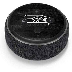 Skinit Skinit Audio Audio Skin متوافق مع Amazon Echo Dot 3 - NFL Seattle Seahawks بالأبيض والرخص in Kuwait