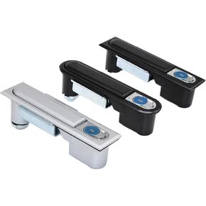 Zinc Alloy Distribution Cabinet Electric Box Lock Switch Cabinet Door Lock Flat Lock 1Pcs(GS0001-1) in Kuwait