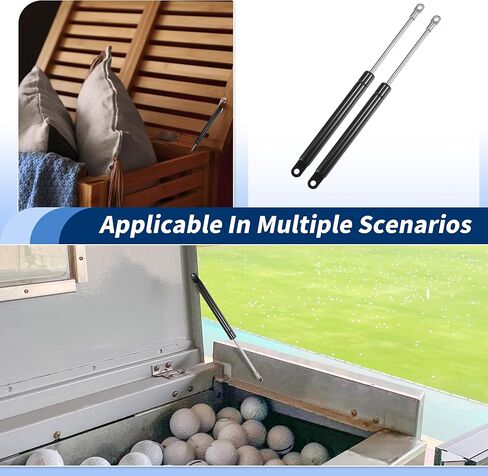 12 بوصة 35IB/156N/16 كجم من الينابيع الغازية ، 12 "دعامات غاز الدعم هيدروليكي مربع أدوات مربع تخزين مربع مربع مربع مربع ، 2 أجهزة كمبيوتر ، أسود in Kuwait