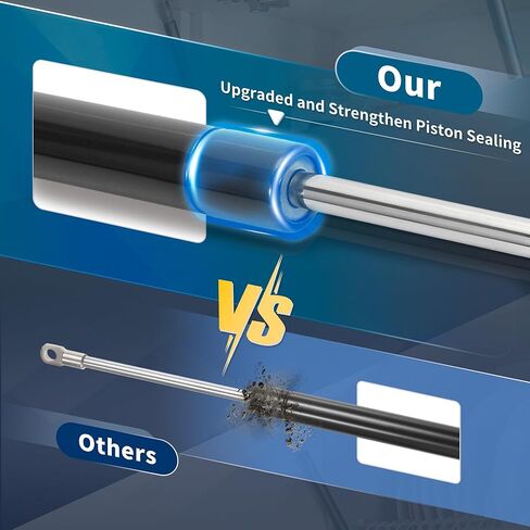 12 بوصة 35IB/156N/16 كجم من الينابيع الغازية ، 12 "دعامات غاز الدعم هيدروليكي مربع أدوات مربع تخزين مربع مربع مربع مربع ، 2 أجهزة كمبيوتر ، أسود in Kuwait