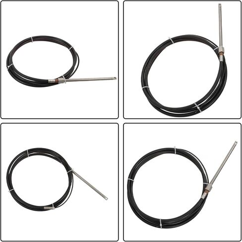 GXYWADY 12 Feet Boat Rotary Outboard Steering System with 12 Steering Cable Replacement for Yamaha Suzuki Mercury in Saudi Arabia