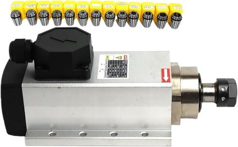2.2 كيلو وات مغزل مطول بالهواء 2200W 220V CNC محرك + 13 ER20 chucks (1-13 مم) (220 فولت ، صندوق الوصلات) in Saudi Arabia