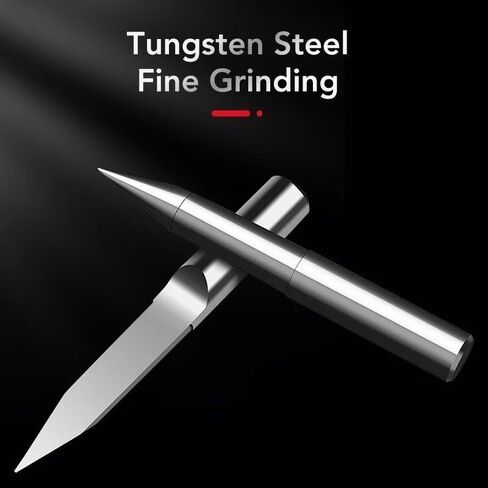 3.175mm Shank Flat Bottom Engraving Bits CNC Carving Tungsten Carbide Router PCB Wood Acrylic Plastic 3D Milling Cutter 20 Degree(0.3mm,20 Degree) in Kuwait