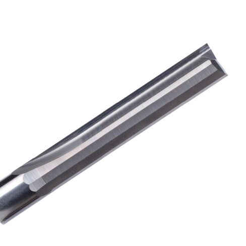 3.175/4/5/6/8 مم شانك اثنين من المزامير فتحة طحن القاطع CNC أدوات قطع البعد ثنائي جهاز التوجيه بتات نهاية النجارة الخشبية (3.175 × 22x45l) in Kuwait