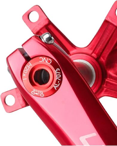1 Piece Bike Crank Bolts Aluminum Alloy Bicycle Crankset Crank Fixing Bolt Chainwheel Screw Cap for Mountain Road Bike in Kuwait