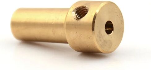 1pcs 3.17mm bore brass electric electric chuck اقتران محرك مقرن مقرن مشبك الحفر in Saudi Arabia