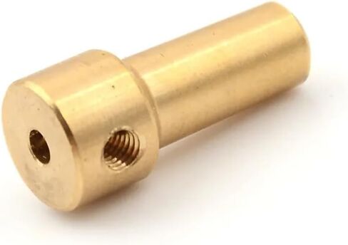 1pcs 3.17mm bore brass electric electric chuck اقتران محرك مقرن مقرن مشبك الحفر in Saudi Arabia