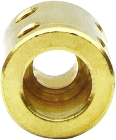 1pc M4 Brass Copper Shaft Coupling D16 L22 Motor Rigid Model Airplane Motor Shaft Coupler Rigid Connector(7mm to 7mm) in Kuwait