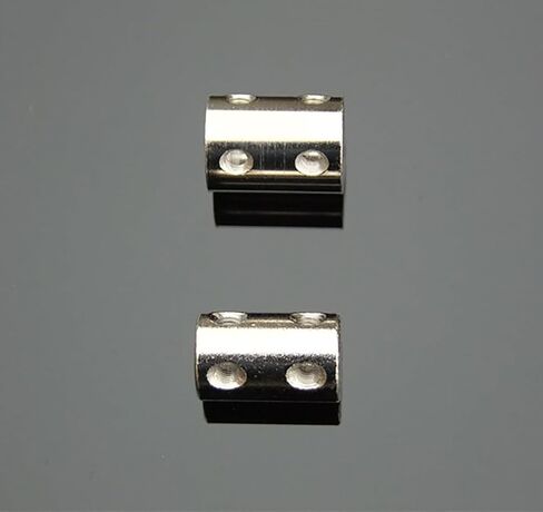 1pcs 45 Steel Rigid Motor Shaft Coupling 4mm to 10mm Coupler Transmission Connector Boat Car Model Airplane Sleeve Adapter(10mm x 10mm) in Saudi Arabia