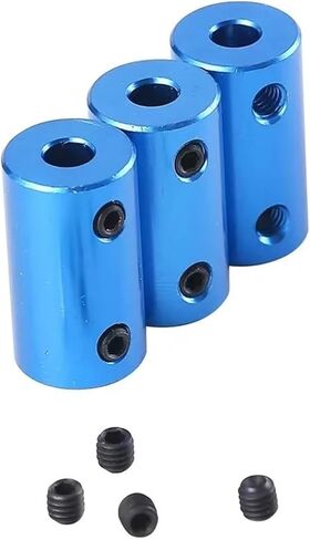 1PCS D14 L25 اقتران أزرق خارج الحجم 14 مم × 25 مم عمود CNC مقرن الألومنيوم (من 6 مم إلى 8 مم) in Kuwait