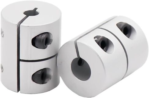 1pcs اقتران جامد من ألومنيوم سبيكة مقرنة مقرنة المسمار D20L25 5x8x25mm لمحرك السهود 3D الطابعات الأجزاء in Saudi Arabia